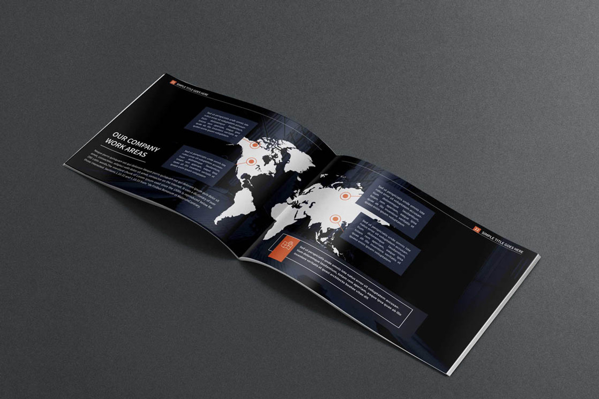 A5 Corporate Company Brochure, a Brochure Template by New Lines (Photo 11 of 15)