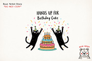 Cat and Animals Funny Birthday PNG, a Graphic by GlitterCraft (Thumbnail 26 of 101)