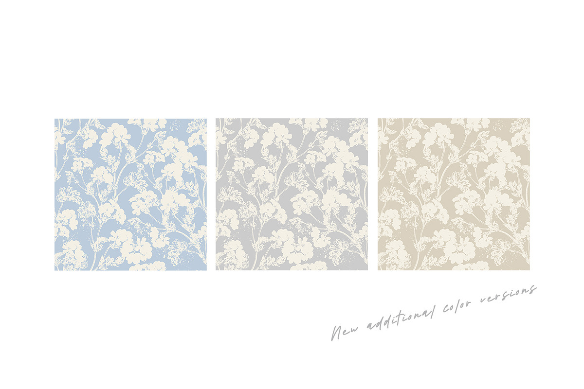 White Blooming Flowers, a Wallpaper Graphic by MalyskaStudio (Photo 4 of 14)