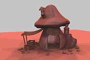 Cute mushroom house, an Architecture 3D Model by Cute & 3D (Thumbnail 18 of 19)