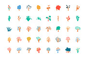 125+ Trees Colored Icons, a Solid Icon by Creative Stall (Thumbnail 3 of 4)