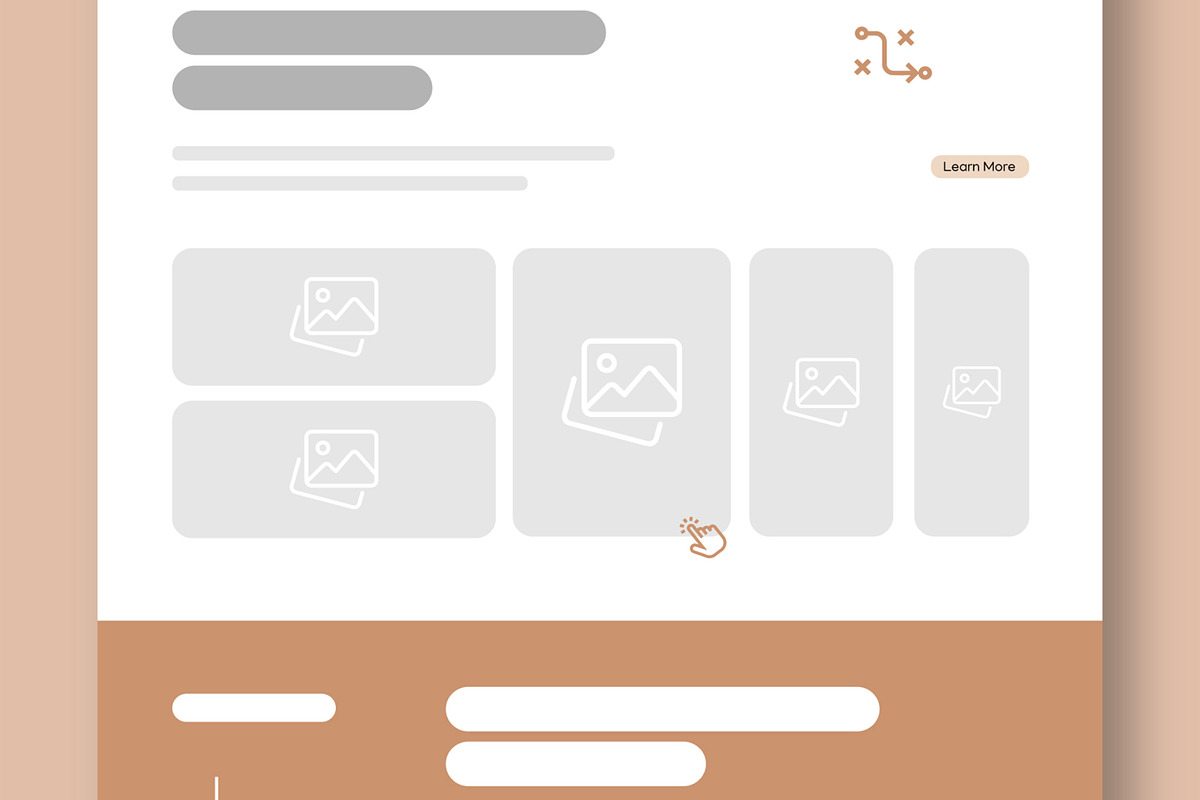 SEO Agency Wireframe UI Template, an UI Kit Template by CreativeShaper (Photo 3 of 5)