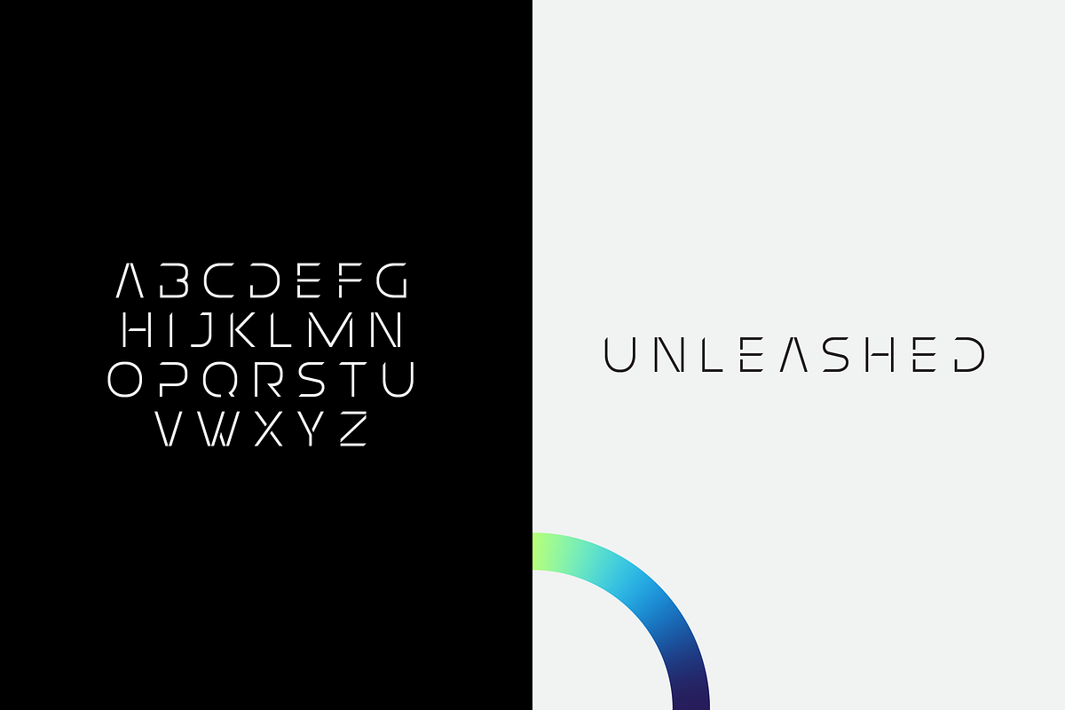 MBF Gridea - Modern Futuristic, a Sans Serif Font by MoonBandit (Photo 2 of 5)