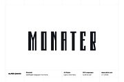 Monateb – A Font Family (44 Fonts), a Font by alpercakici (Thumbnail 1 of 16)