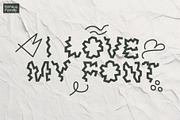 Kenzoo Supplies Playful Duo Font, a Sans Serif Font by Erifqizefont (Thumbnail 2 of 15)