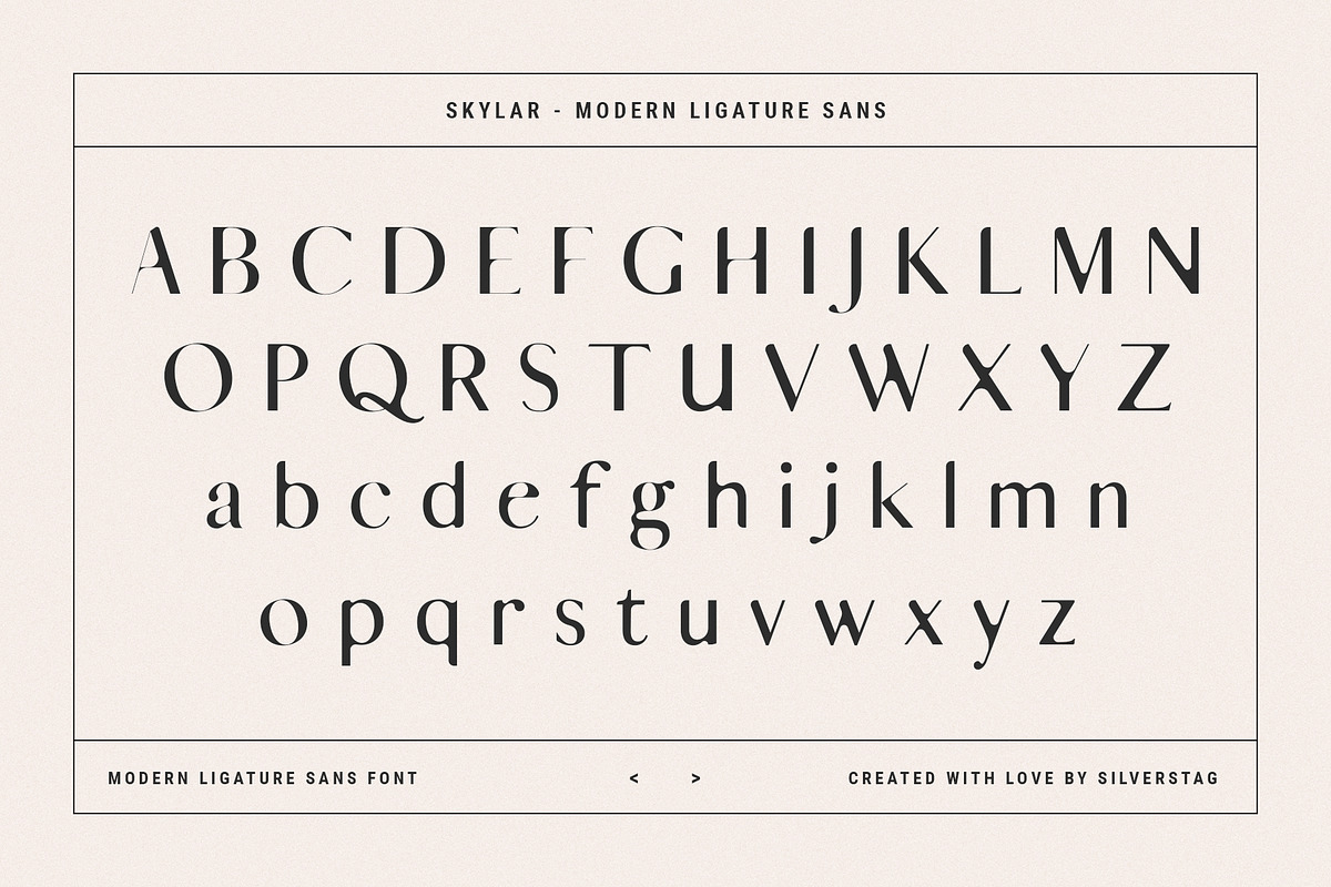 skylar - ligature sans font family, a Sans Serif Font by SilverStag Type Foundry (Photo 16 of 20)