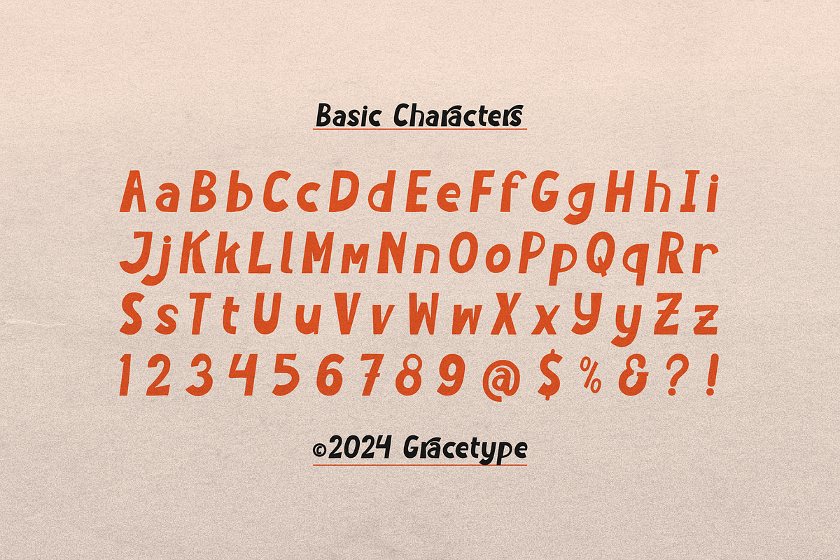 Praduga | Display Hand Drawn, a Handwritten Font by gracetype_studio (Photo 10 of 12)