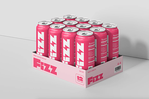 Soda Can Packaging Mockup Set