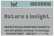 Mushroom font, a Sans Serif Font by weknow (Thumbnail 3 of 5)