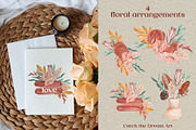 Copper Boho Autumn Dried Florals, a Texture Illustration by Catch the Dream Art (Thumbnail 10 of 13)