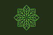 Flower and Leaf Line Art Logo, a Branding & Logo Template by Buqancreative (Thumbnail 3 of 5)