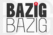 Bazig - Modern Sans Serif Family, a Sans Serif Font by Sealoung (Thumbnail 1 of 11)