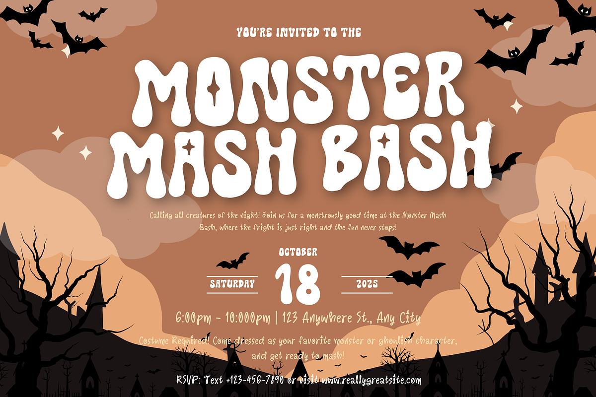 Retro Witch is a Halloween font duo, a Handwritten Font by Brown Cupple (Photo 4 of 13)