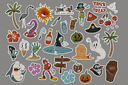 Halloween Сreepy Beach Collection, a Seasonal Illustration by Kokoshka (Thumbnail 2 of 16)