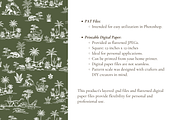 Dinosaur Illustrated Toile Pattern, a Background Graphic by Hughes Studio (Thumbnail 7 of 8)