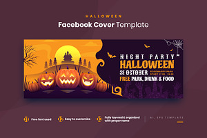 Halloween Facebook Cover & Banner