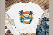 Vintage Retro Summer Clipart, an Illustration by Sublimation Artist (Thumbnail 4 of 6)