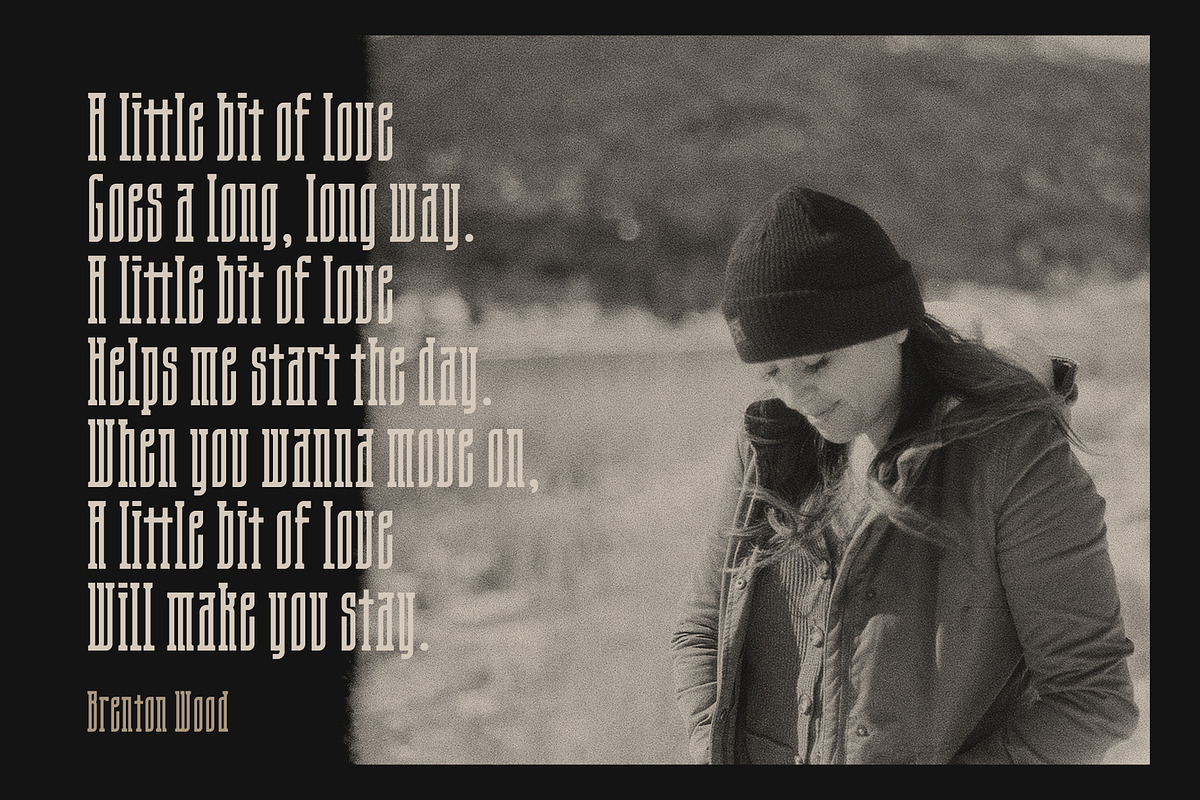 Ruffian Rose, a Slab Serif Font by Chad Palmer Designs (Photo 5 of 7)