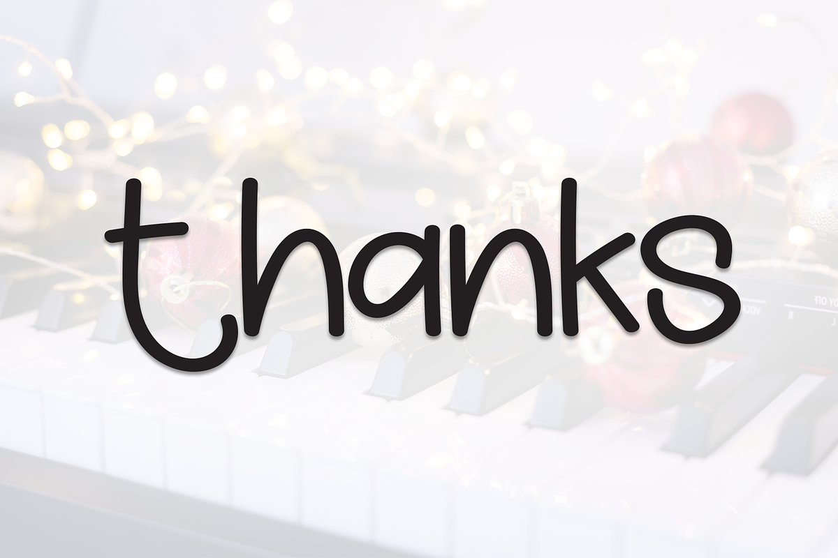 Melody Christmas | Script Font, a Script Font by Scratchones (Photo 8 of 8)