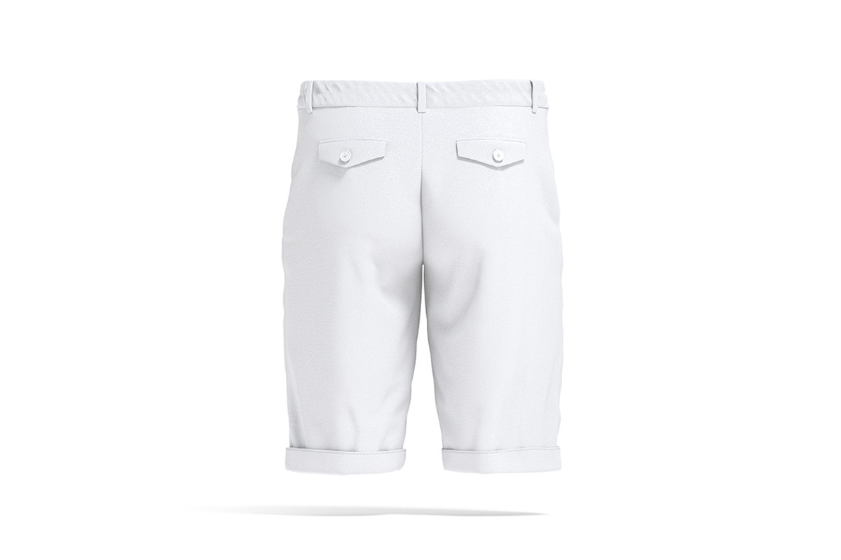 White Men's Casual Shorts 3D Model, an Object 3D Model by rebrandy (Photo 2 of 9)