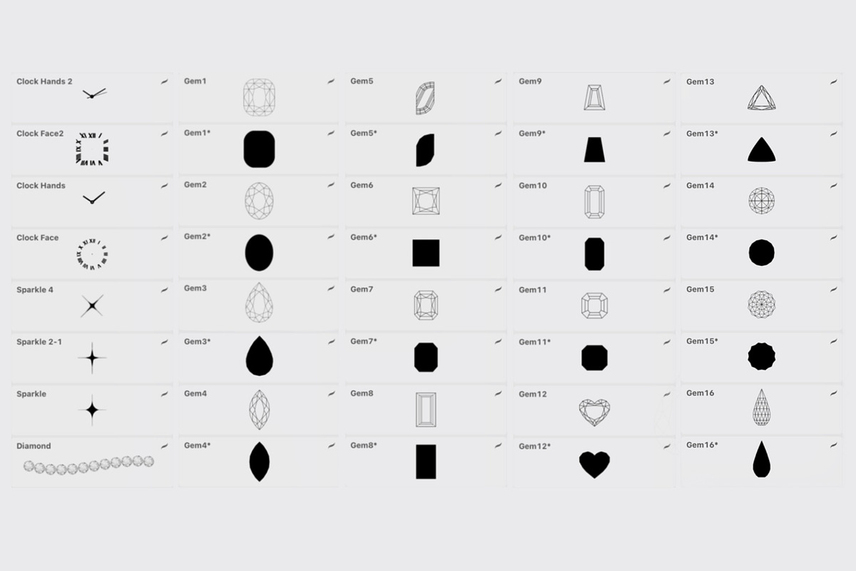 Gems brushset Procreate, a Brush Add-On by byJuliaKors (Photo 3 of 3)