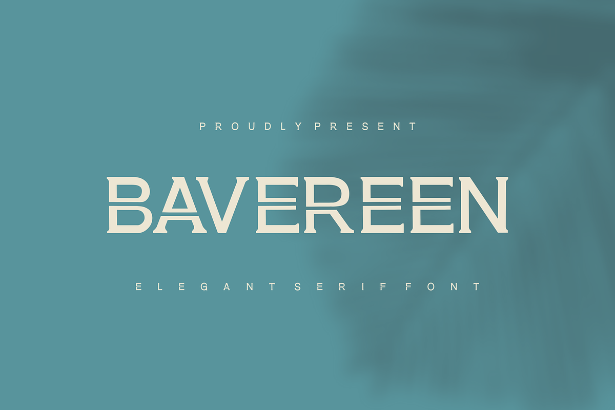 BAVEREEN SERIF, a Script Font by zerologicstudio (Photo 1 of 9)