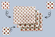 Christmas Owl: Patterns & Clipart, a Seasonal Illustration by Elatedowl (Thumbnail 4 of 16)