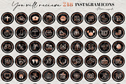 Rose gold & Marble Instagram Covers, a Social Media Template by Photohacklovers (Thumbnail 3 of 5)
