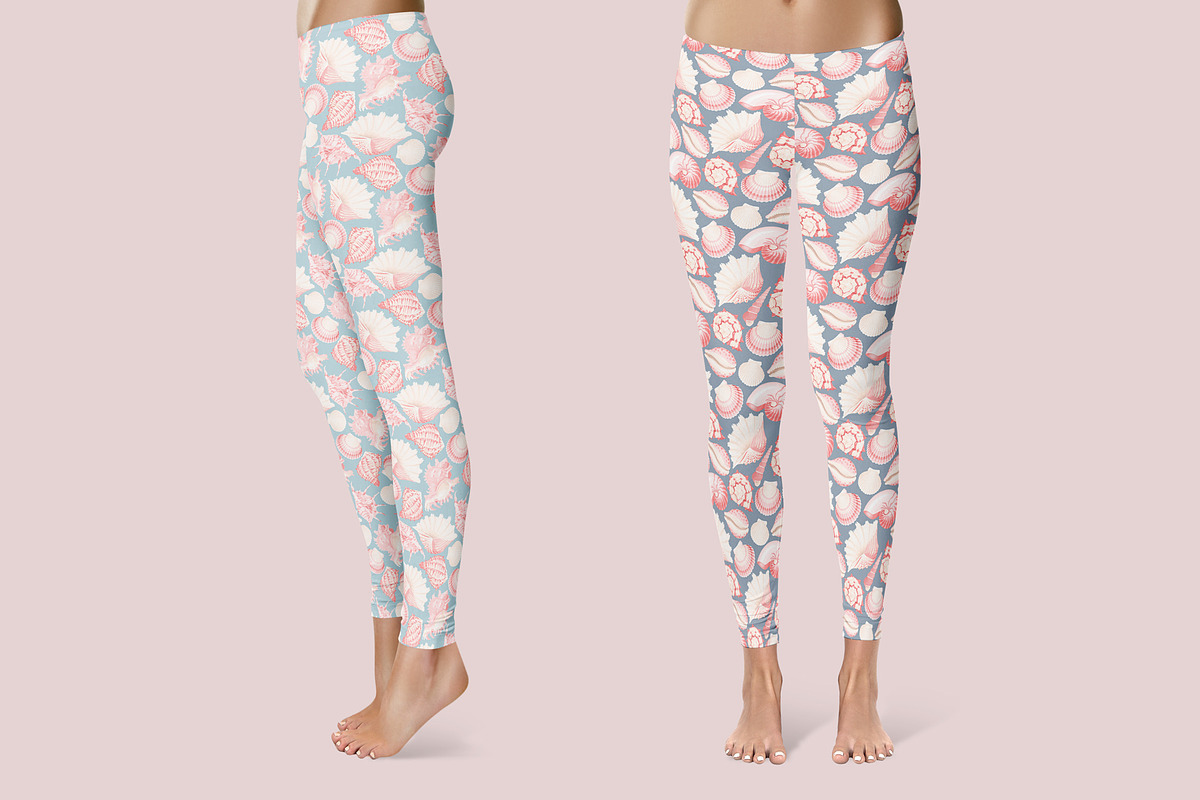 Pink Shells Patterns, a Pattern Graphic by GreyLilac (Photo 7 of 7)