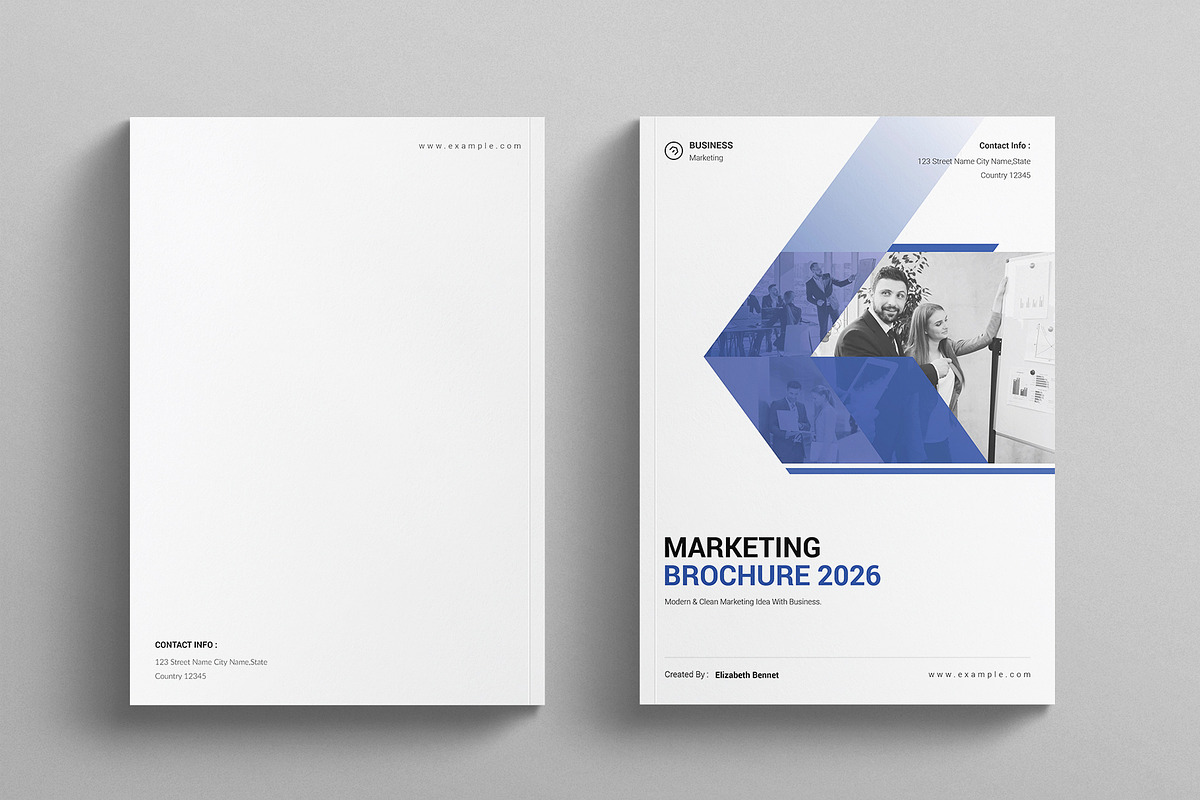 Marketing Brochure Template, a Brochure Template by E-Type (Photo 7 of 7)