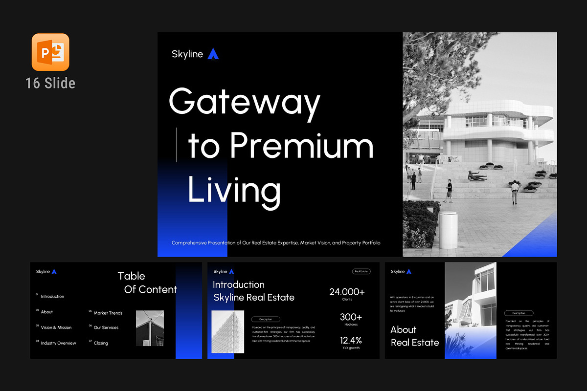 Elegant Real Estate Presentation, a Presentation Template by Eklip Studio (Photo 1 of 6)
