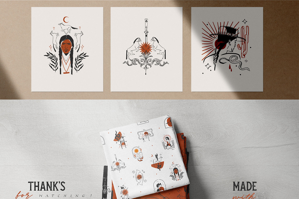 Wild west graphics, an Animal Illustration by Anastasy_helter (Photo 16 of 16)