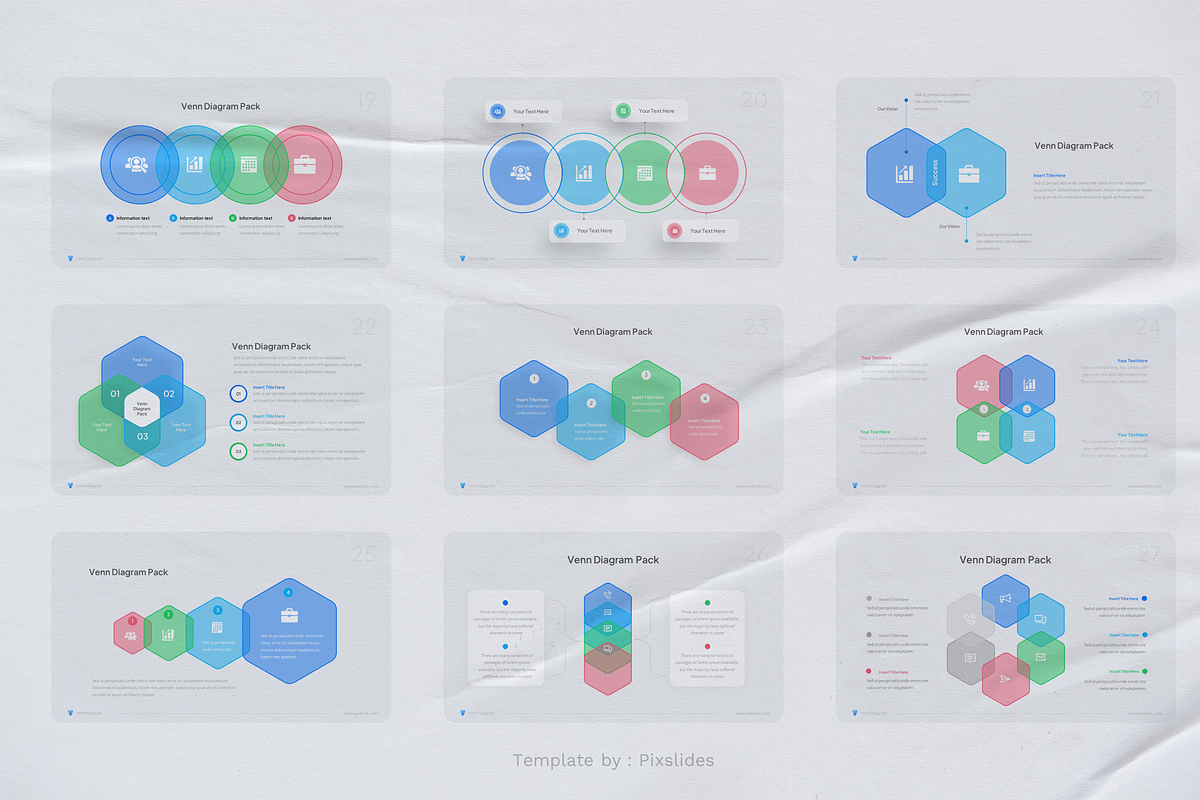 Venn Diagram Pack Keynote, a Presentation Template by Pixslides (Photo 4 of 5)