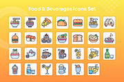Food & Beverages Icons - Filled Line, an Icon by Kmg Design (Thumbnail 2 of 2)