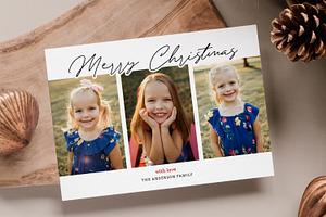 Christmas Card Template CD227