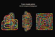 Rainbow Maze Collection, a Pattern Graphic by Zim Varezhkin (Thumbnail 5 of 5)