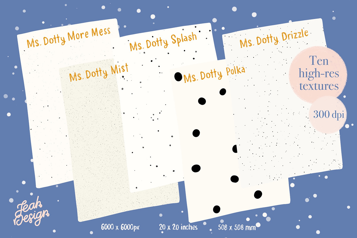Ms. Dotty Texture Kit, a Texture Graphic by Jeah Design (Photo 3 of 9)