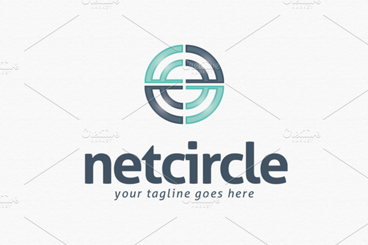 Net Circle Logo Template, a Branding & Logo Template by PixaSquare