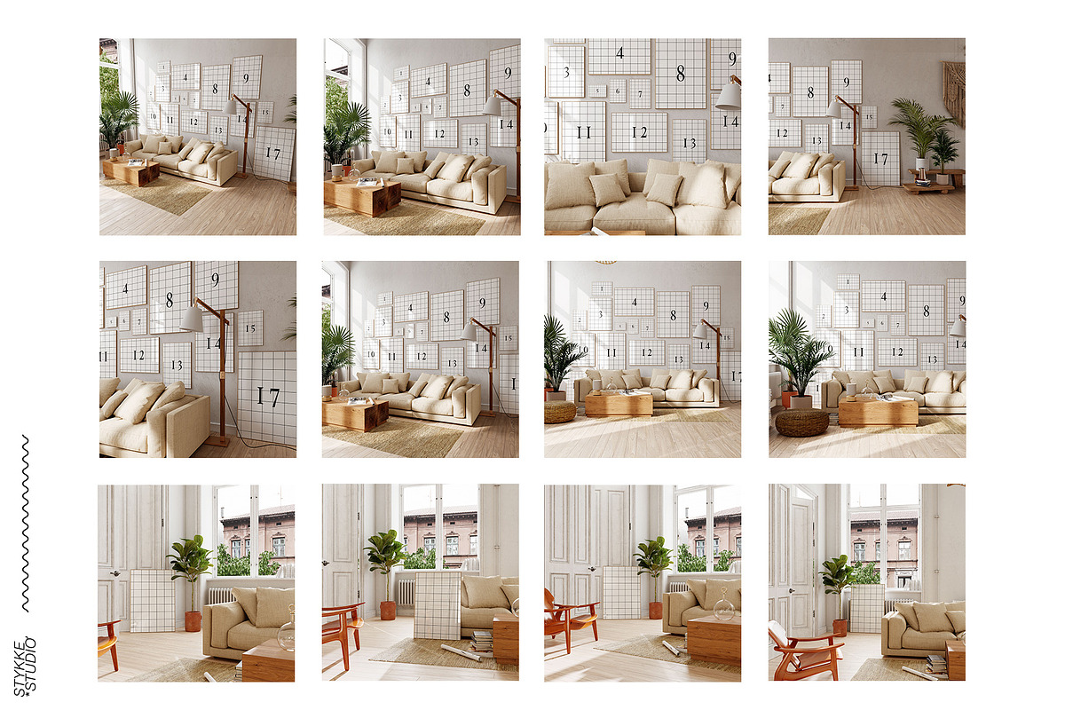 LENIS ROOM Natural Frame Mockup Set, a Household Mockup by Stykke Studio (Photo 55 of 58)