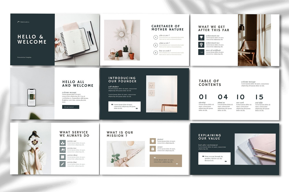 Minimal Clean Canva Presentation, a Presentation Template by Palm Creatives (Photo 8 of 8)