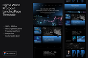 Figma Web3 DeFi Landing Page Templat, a Landing Page Template by Musara (Thumbnail 1 of 6)
