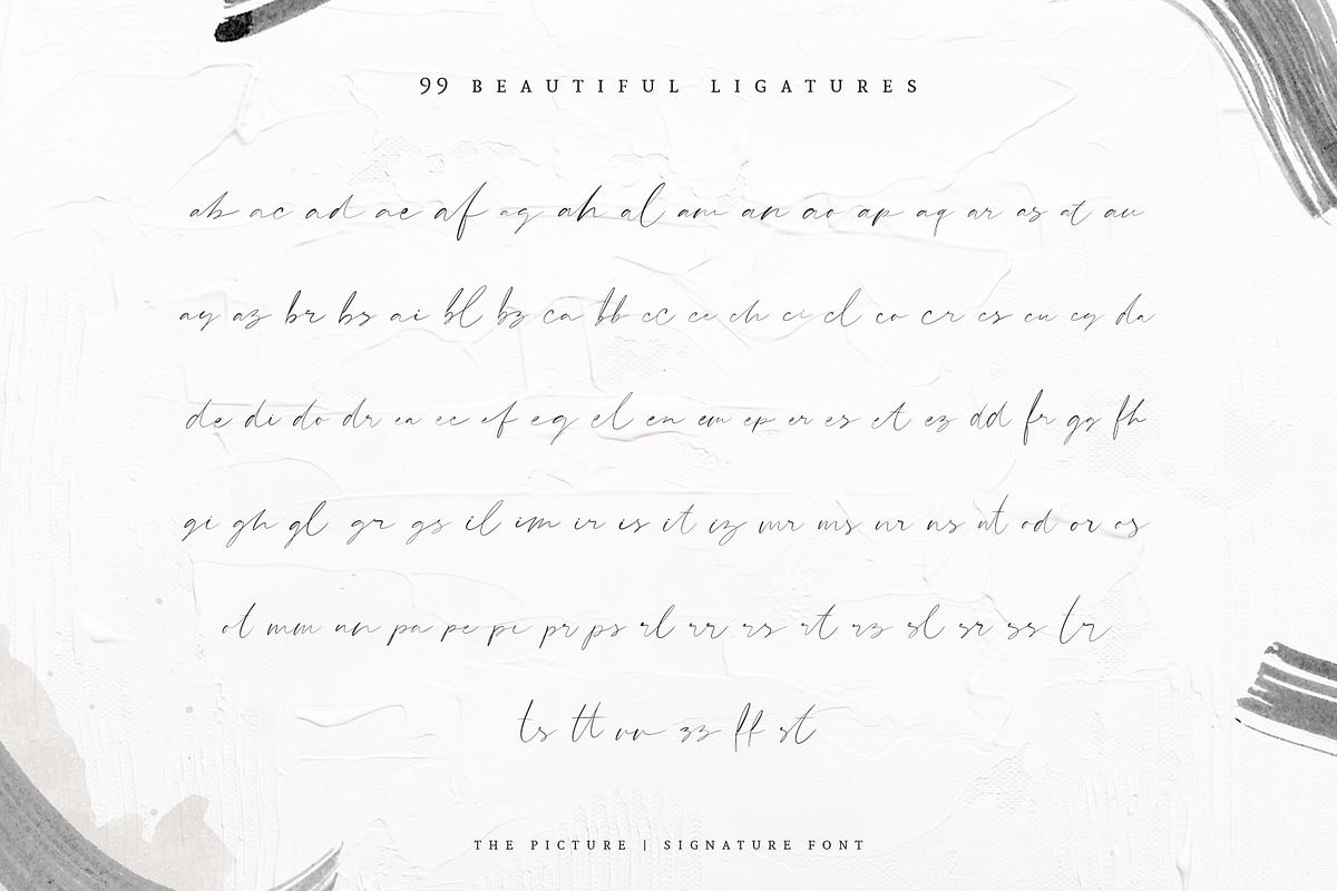 The Picture | Signature Font preview 8