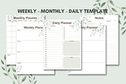 Monthly Planners & Schedules, a Stationery Template by Journal w Sushii (Thumbnail 1 of 2)