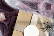 Halloween Card Mockup Round Tag fall, an Advertising Mockup by PawMockups (Thumbnail 4 of 10)