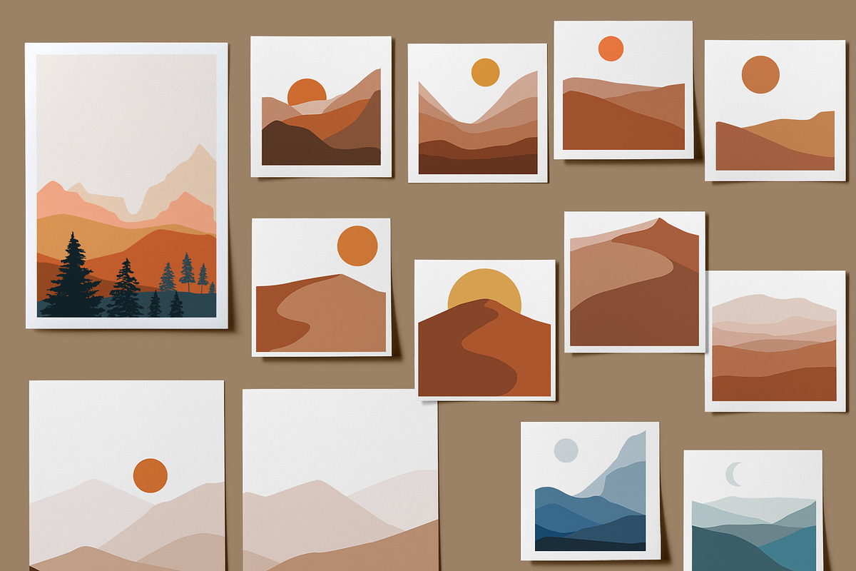 Terrain Abstract Landscape, an Illustration by Backyard Rose (Photo 4 of 16)