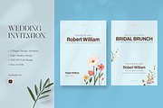 Wedding Invitation, an Invitation Template by graphypix (Thumbnail 1 of 3)