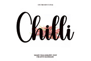 Chilli, a Script Font by FreshTypeINK (Thumbnail 1 of 6)