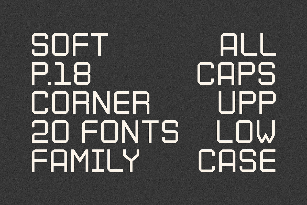 P18 Soft, a Sans Serif Font by OWL KING (Photo 3 of 7)