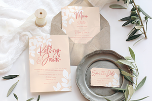 Blush Wedding Stationery Suite