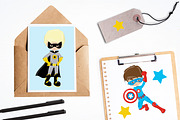 Superhero boys illustration pack, an Illustration by PrettyBundles (Thumbnail 4 of 5)